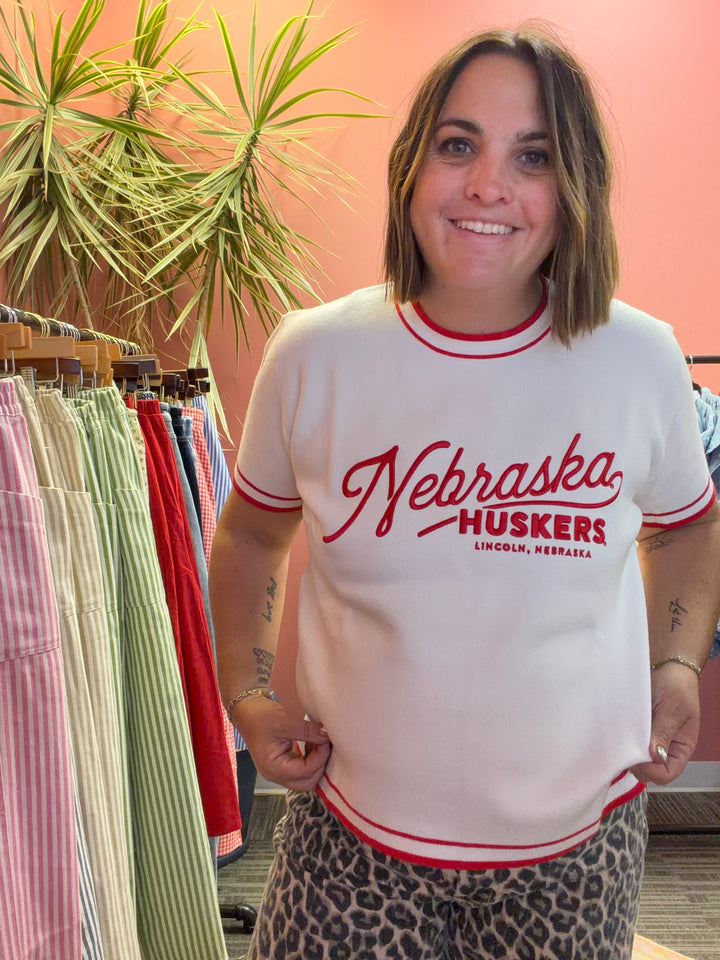 Nebraska Clayton classic luxe tee