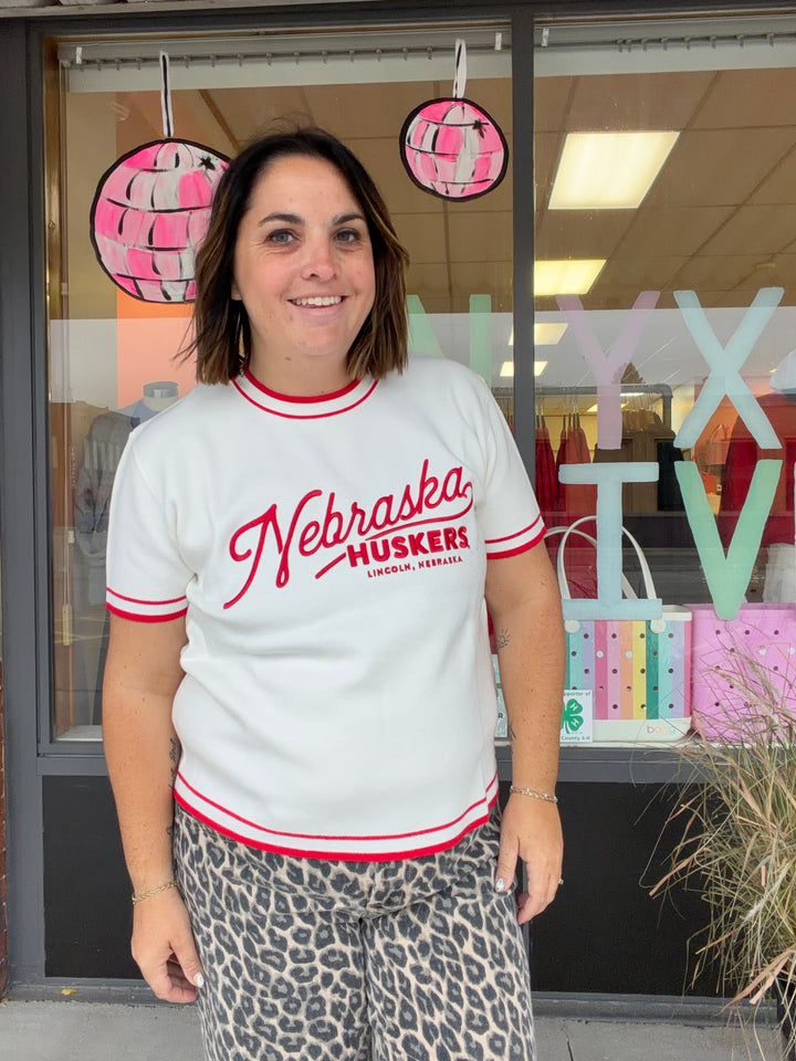 Nebraska Clayton classic luxe tee