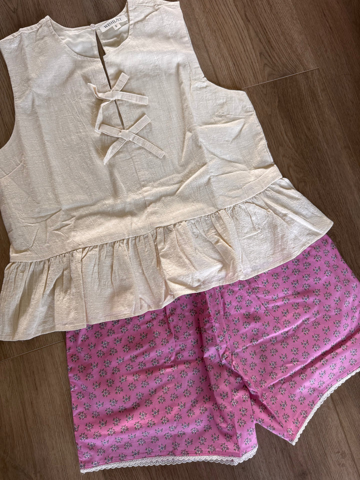 Pink Floral Boxer short