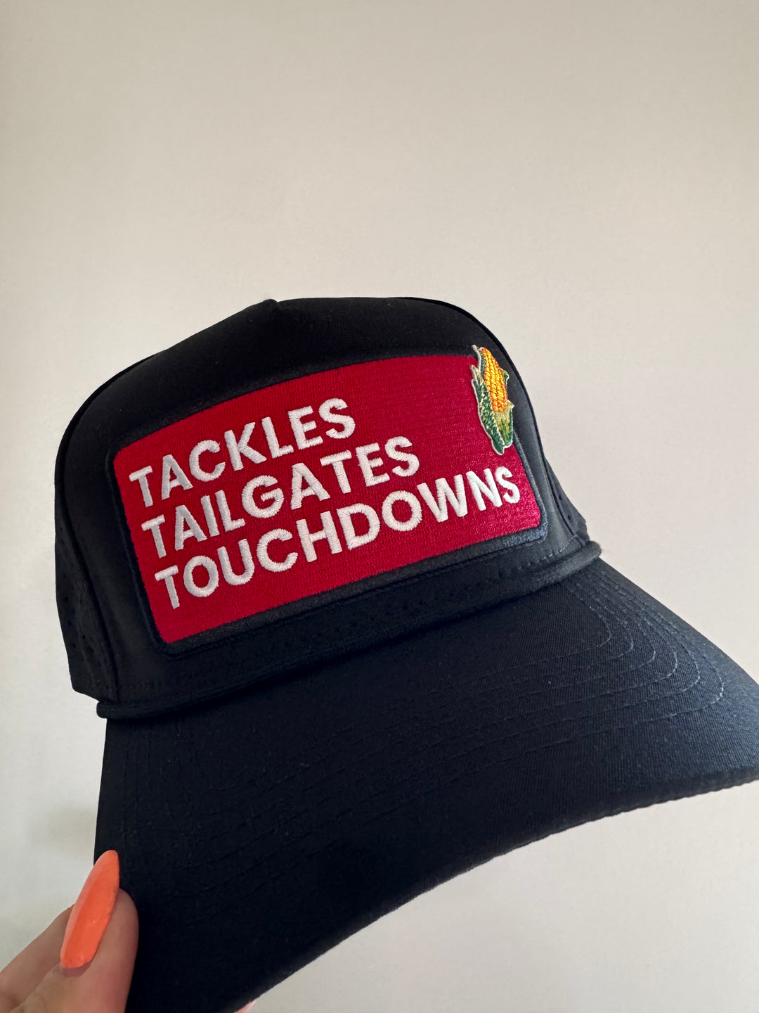 Tackles, Tailgates, Touchdowns hat