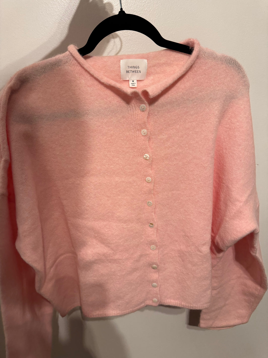 Baby Pink Piper Cardigan