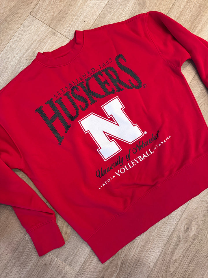 Nebraska Huskers Volleyball Hi-Dive Sweatshirt