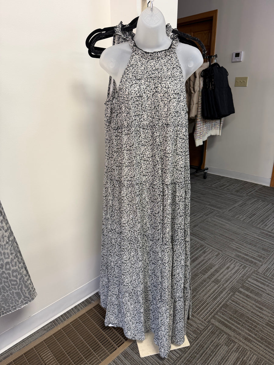 floral maxi dress for women boho style