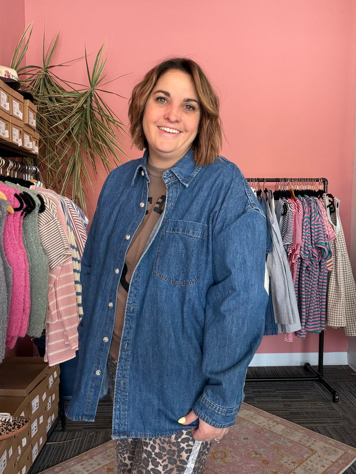 Demi Denim Button Up shirt