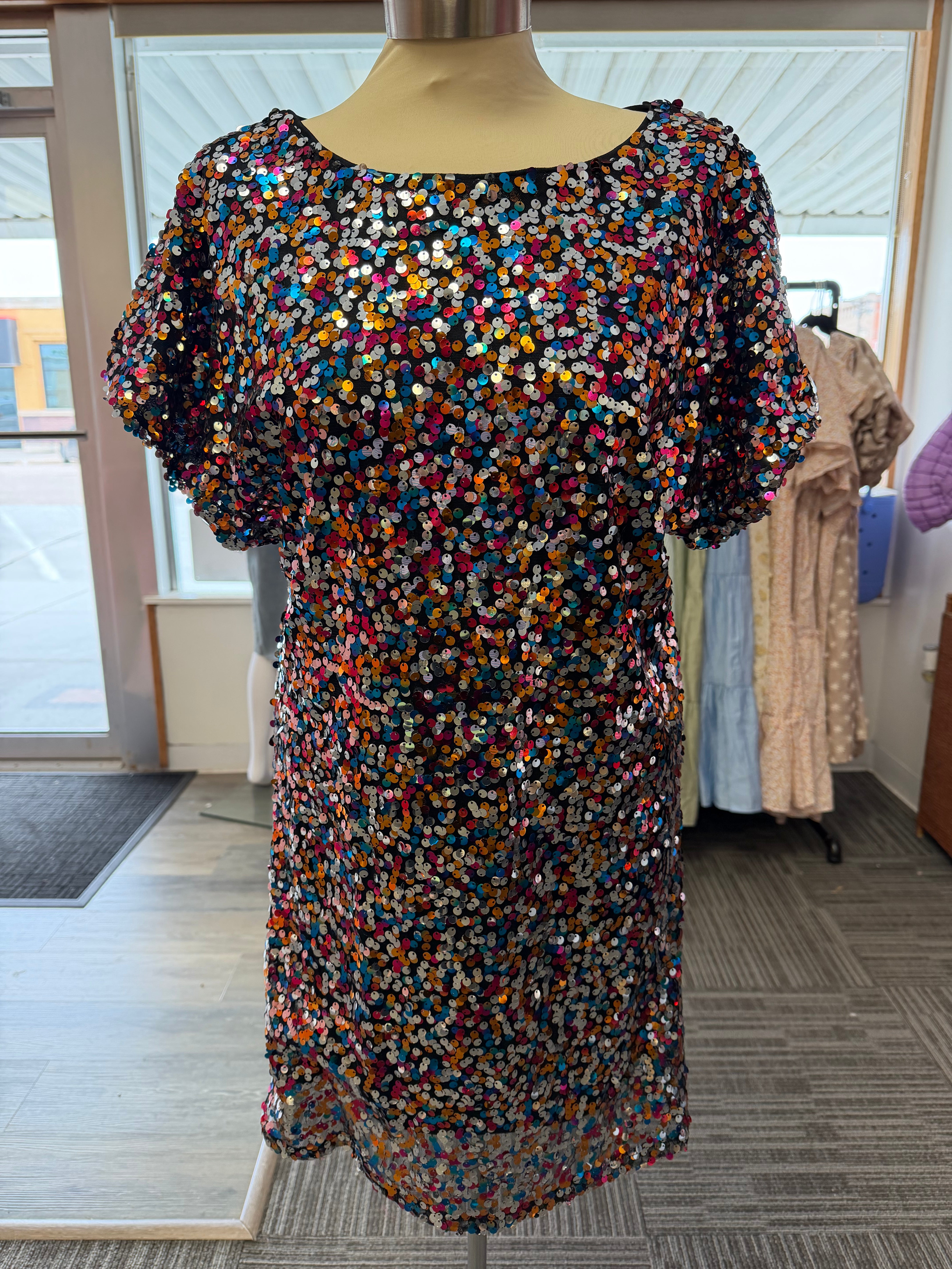 Sequin Mini Dress – Onyx Native