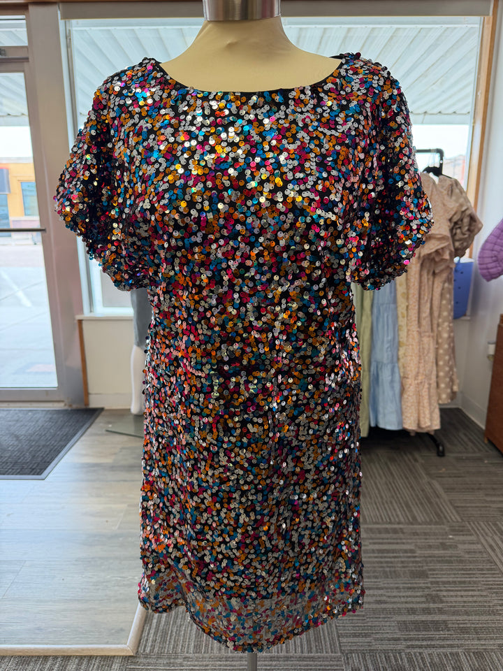 Sequin Mini Dress