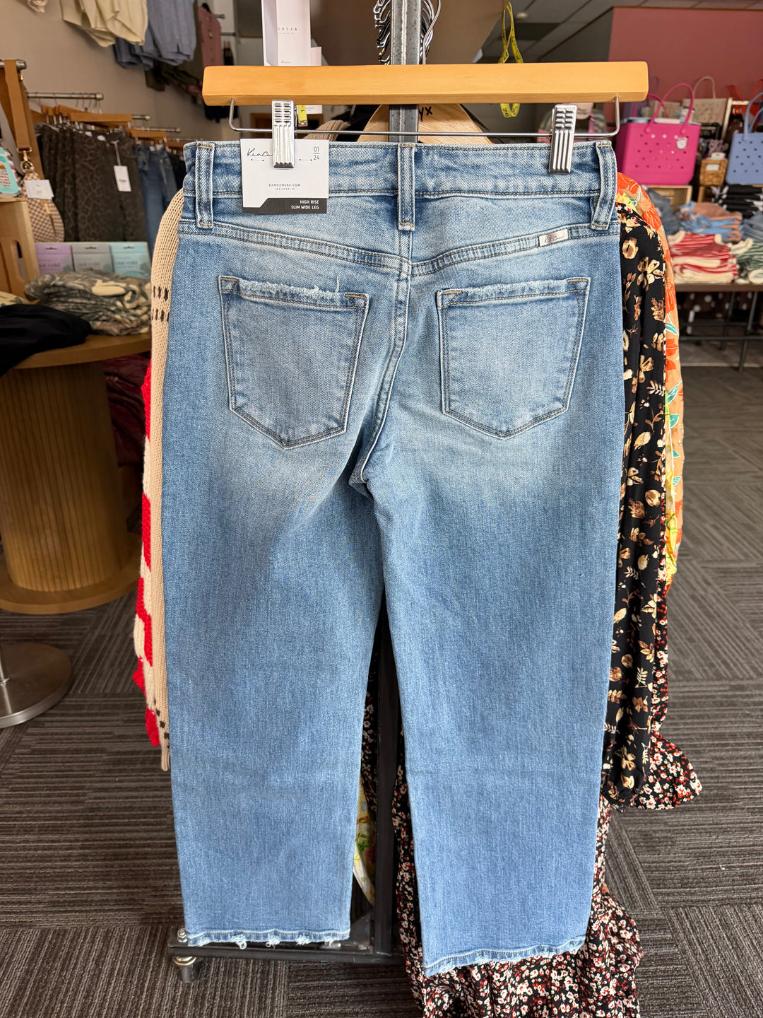Kancan high rise slim wide leg