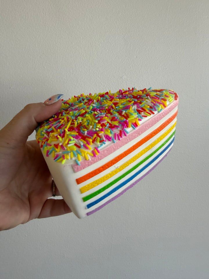 Rainbow Cake Squishy – Slow Rising Sensory Stress Toy