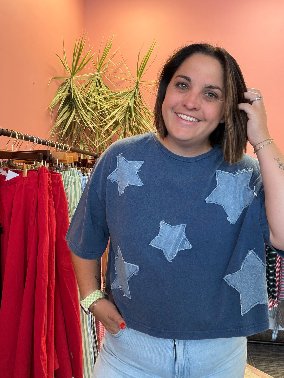 Star on star tee