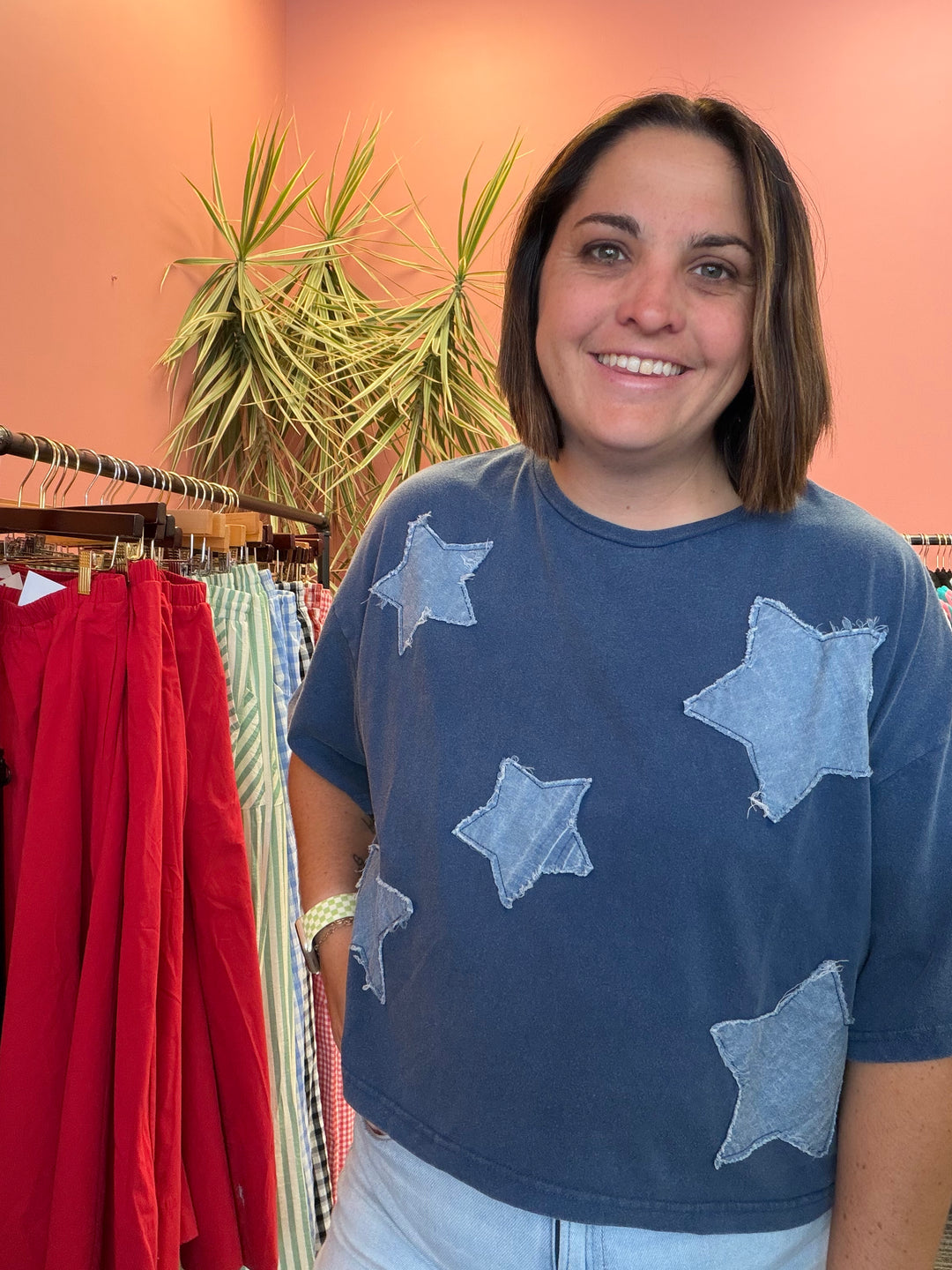 Star on star tee