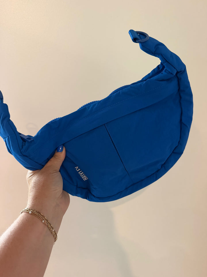Cobalt Crescent Bag