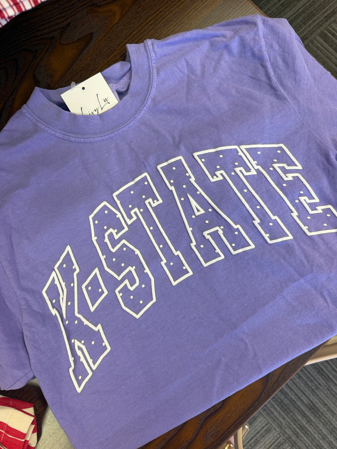 KSU Kansas State Wildcats Polka Dot Puff tee