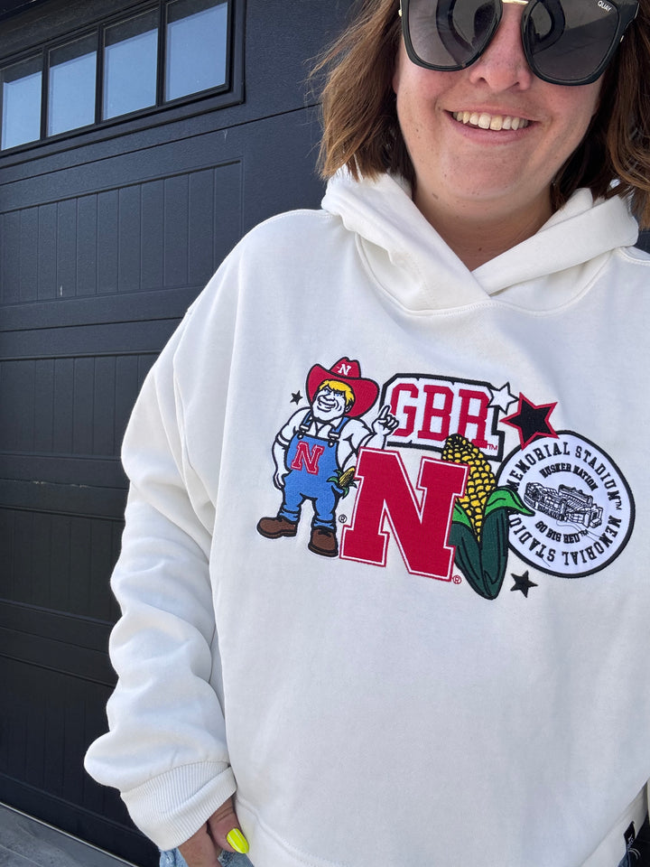 Nebraska Layer Patch Hoodie
