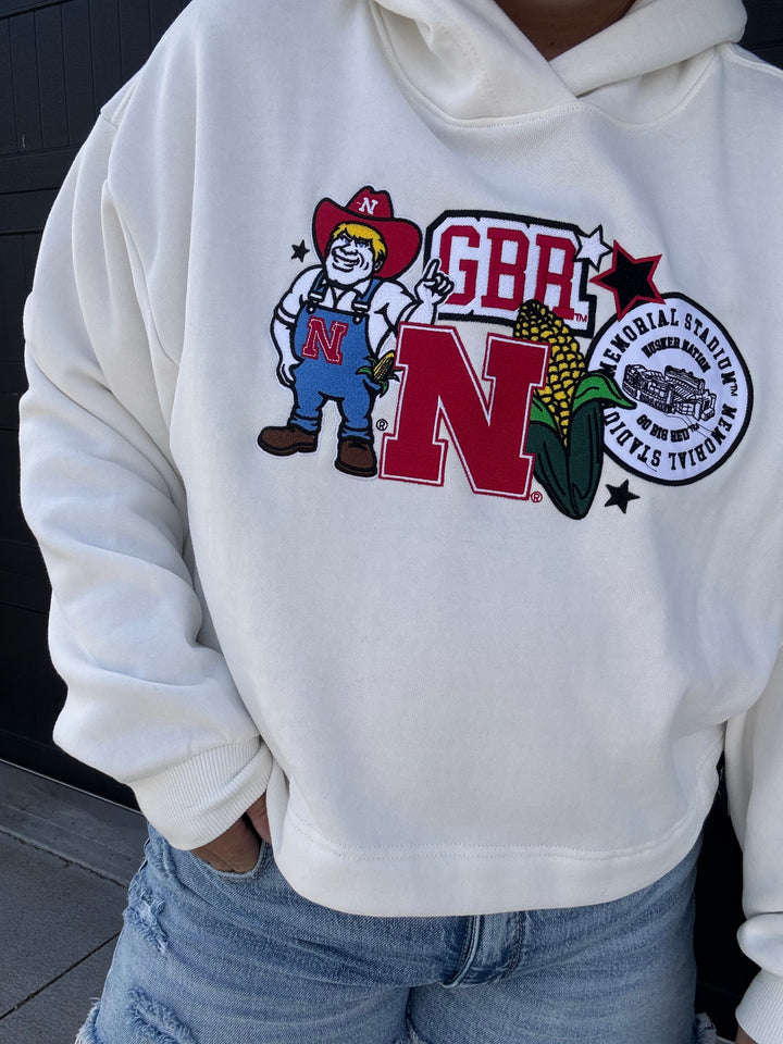 Nebraska Layer Patch Hoodie