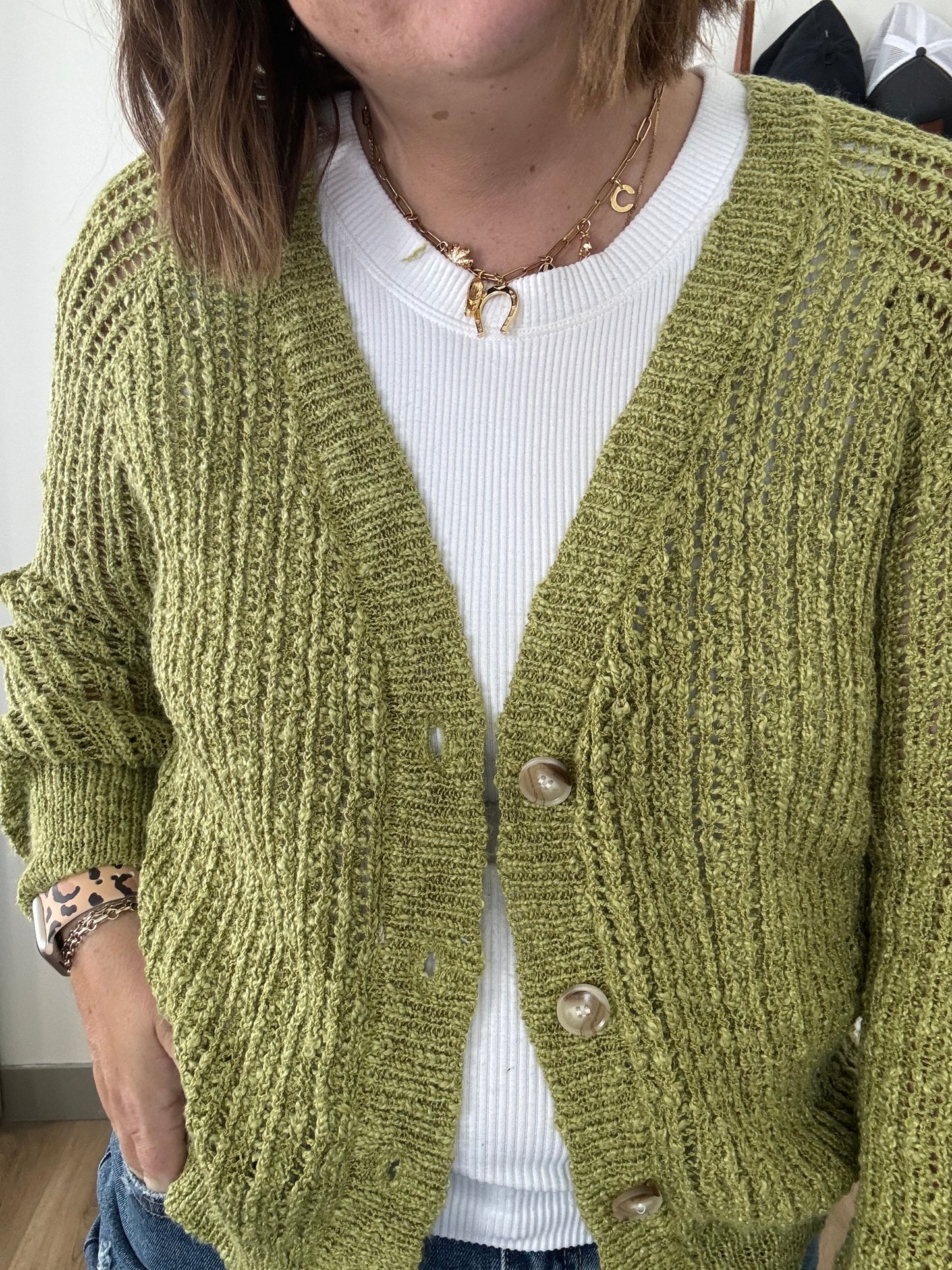 Grandma's Green Cardi