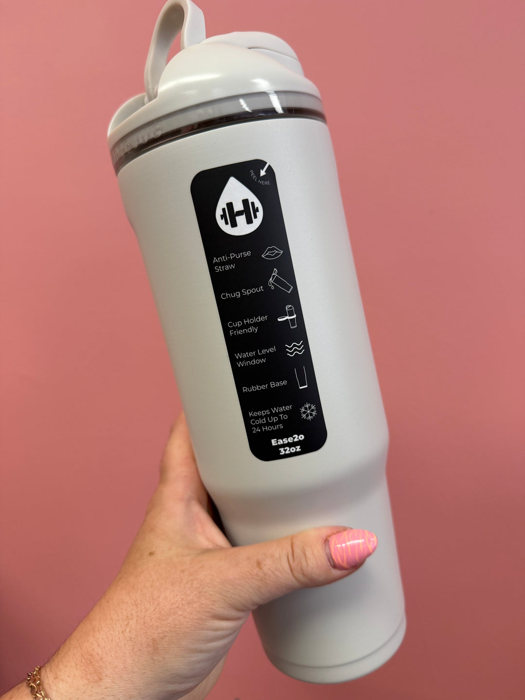 Linen HydroJug 32 oz Ease2o