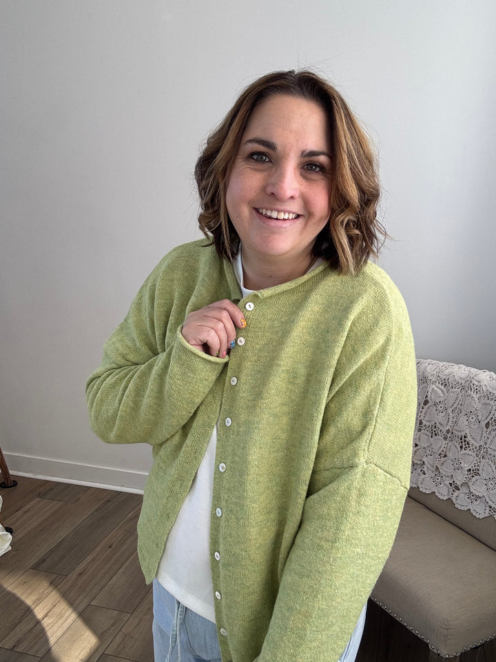 Lemongrass Piper Cardigan