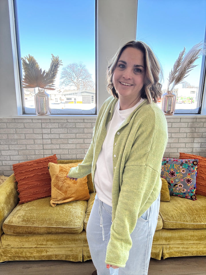 Lemongrass Piper Cardigan