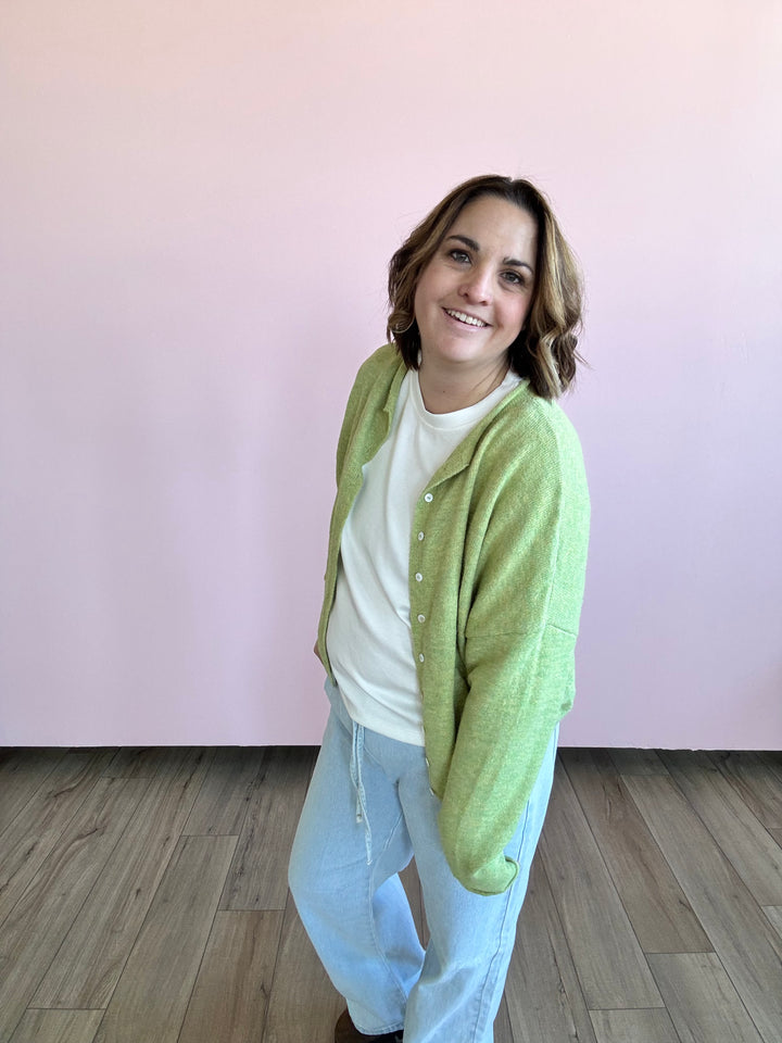 Lemongrass Piper Cardigan