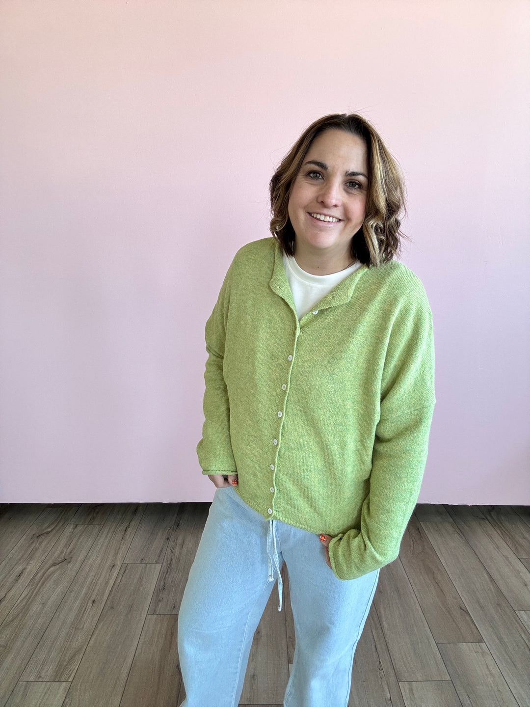 Lemongrass Piper Cardigan