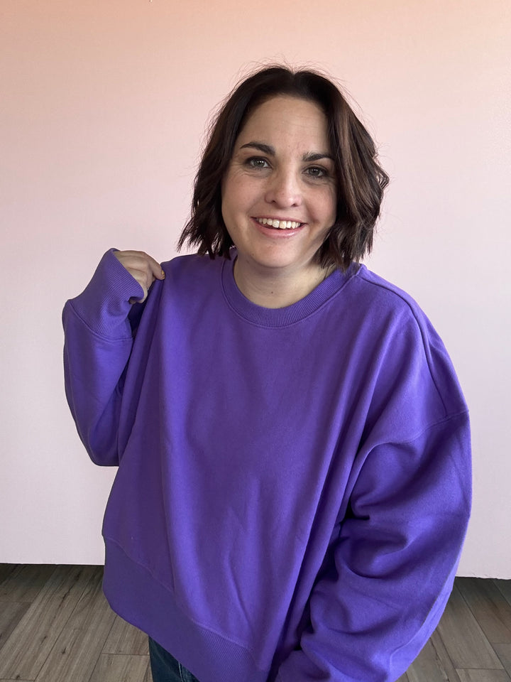 Purple Comfy Crew