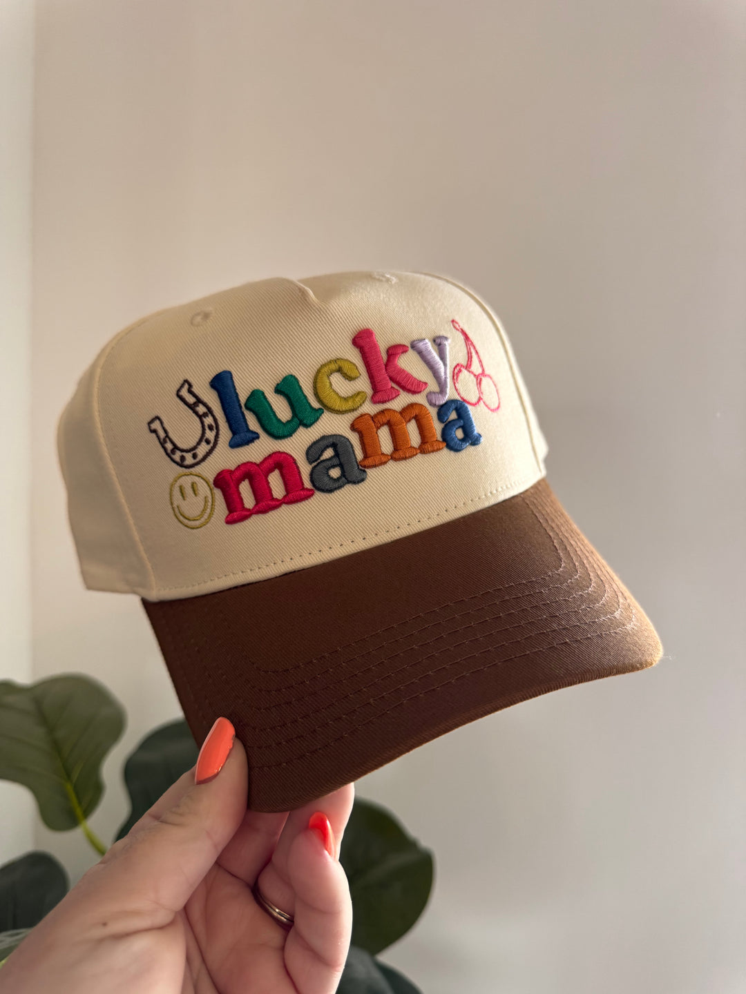 Lucky Mama Trucker hat