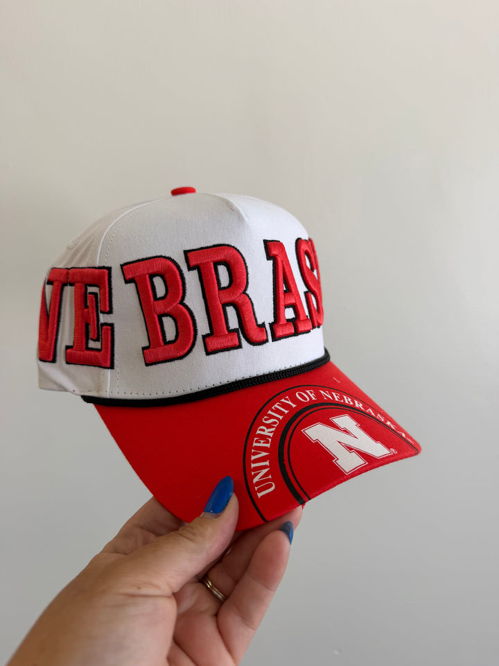 Nebraska Phip Hat Away Canvas Trucker Hat|Nebraska Trucker hat