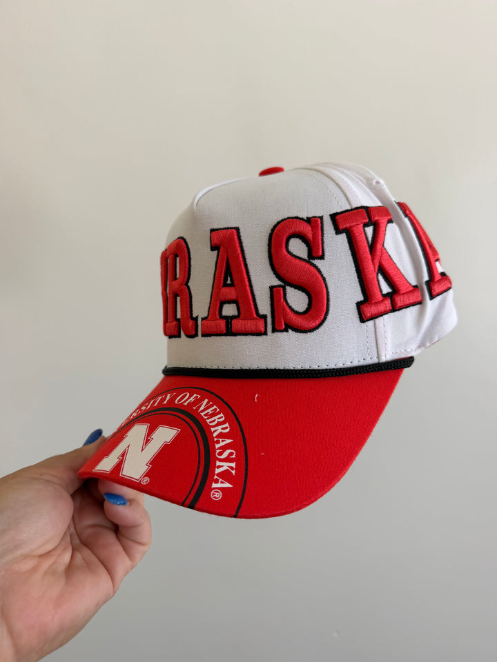 Nebraska Phip Hat Away Canvas Trucker Hat|Nebraska Trucker hat