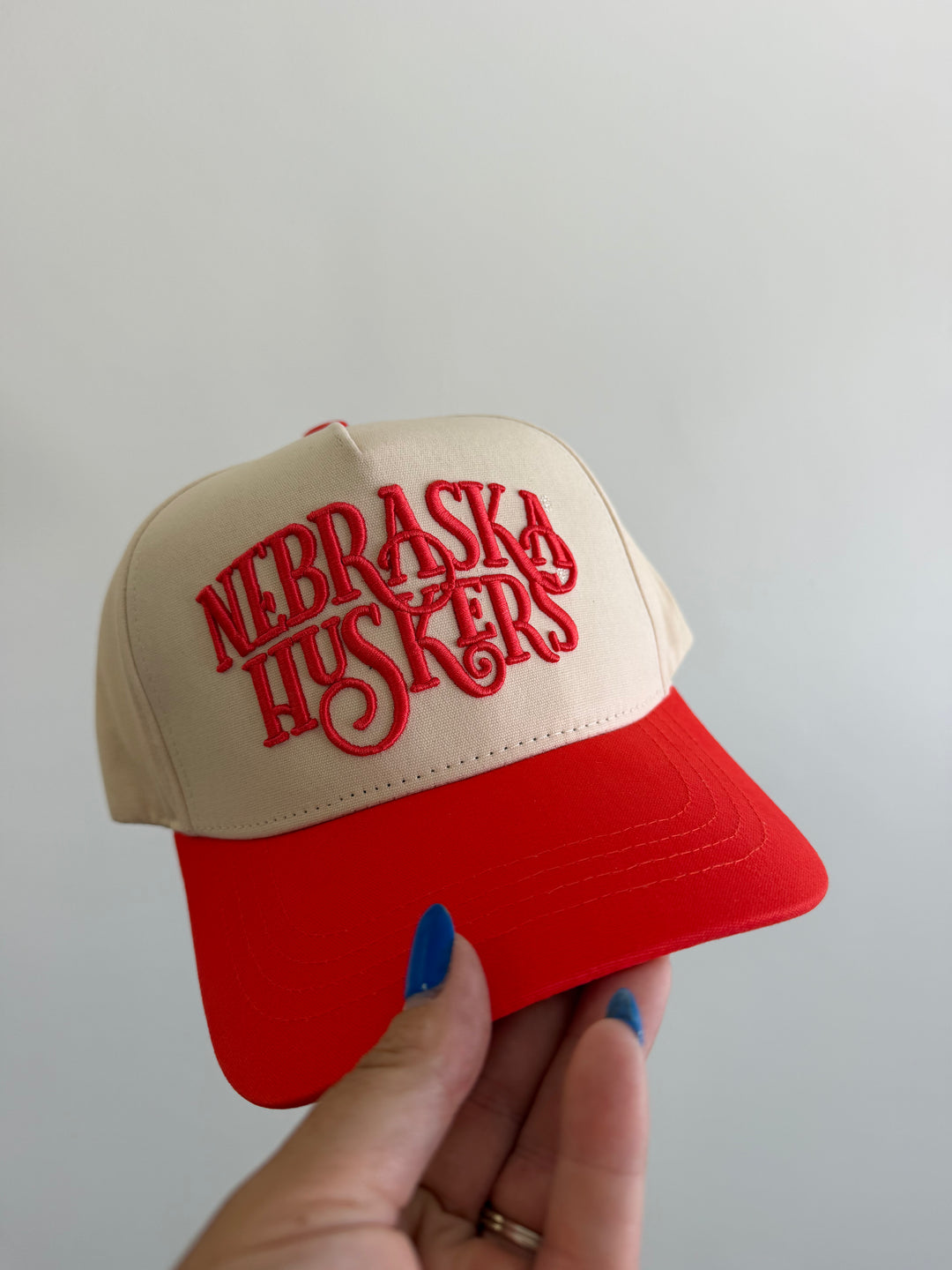 Nebraska Gaines SWSH canvas trucker|Nebraska hat