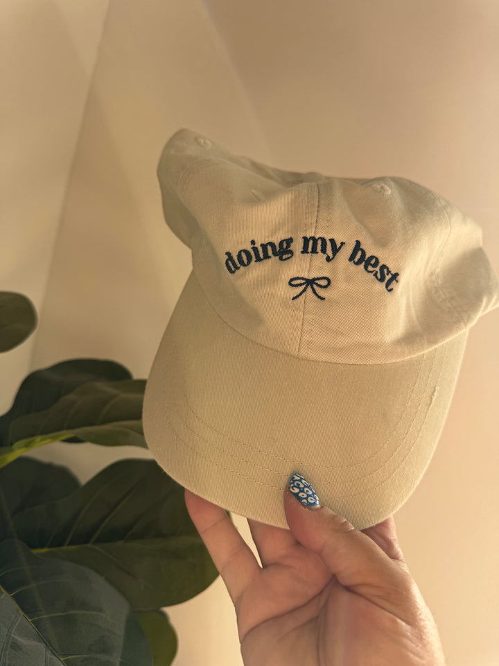 Doing My Best ball cap