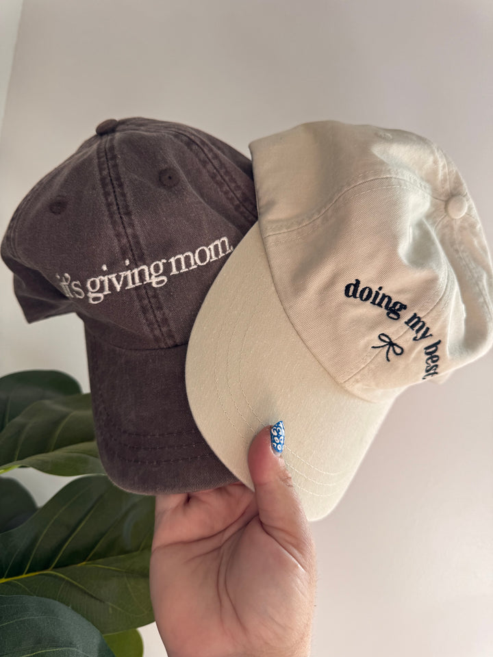 It's Giving Mom ball cap