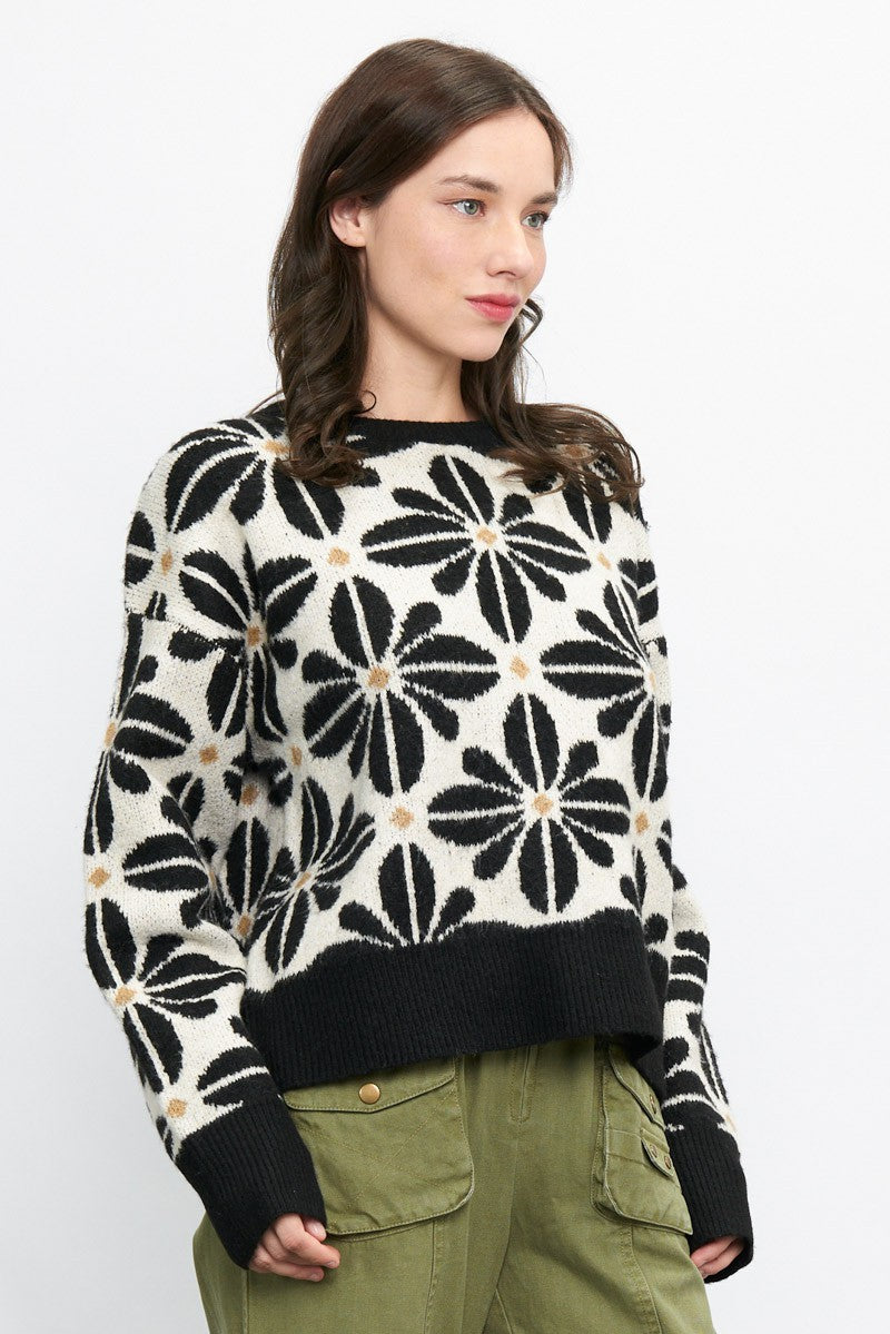 Newton Floral Sweater
