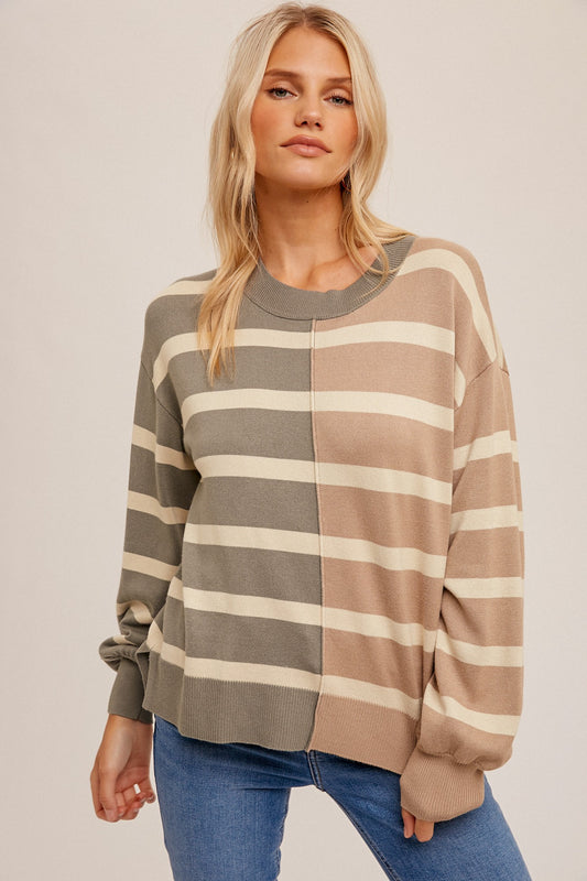 Cindy Colorblock Sweater