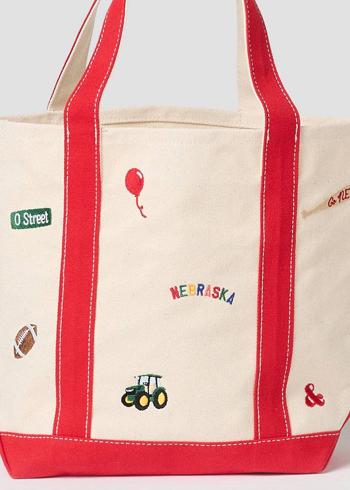 Nebraska Icons Small Tote
