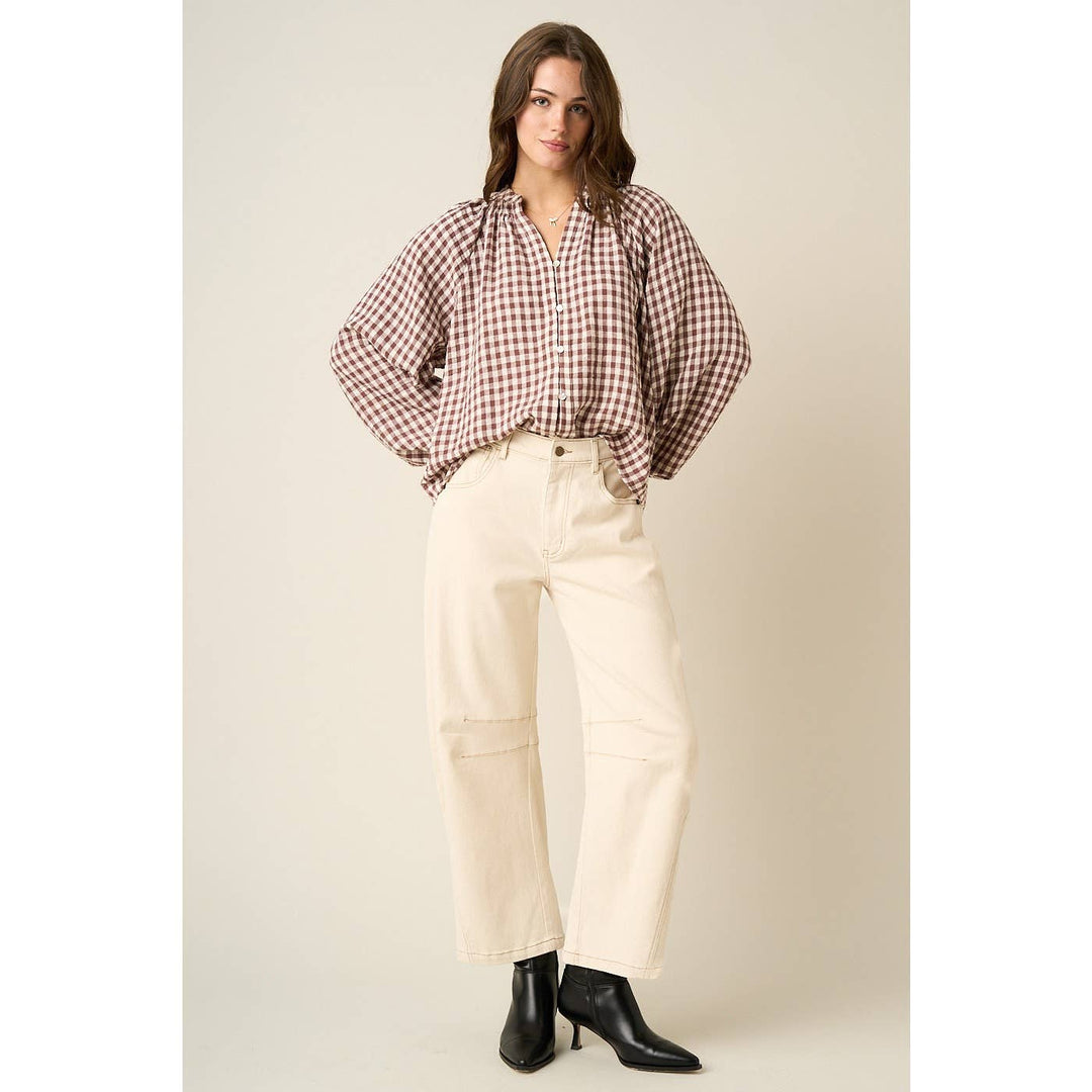 Bentley Gingham Blouse