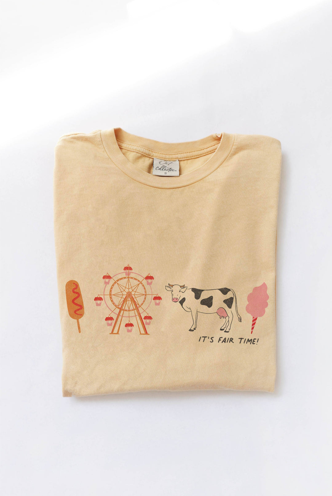 IT'S FAIR TIME! Mineral Washed Graphic Top