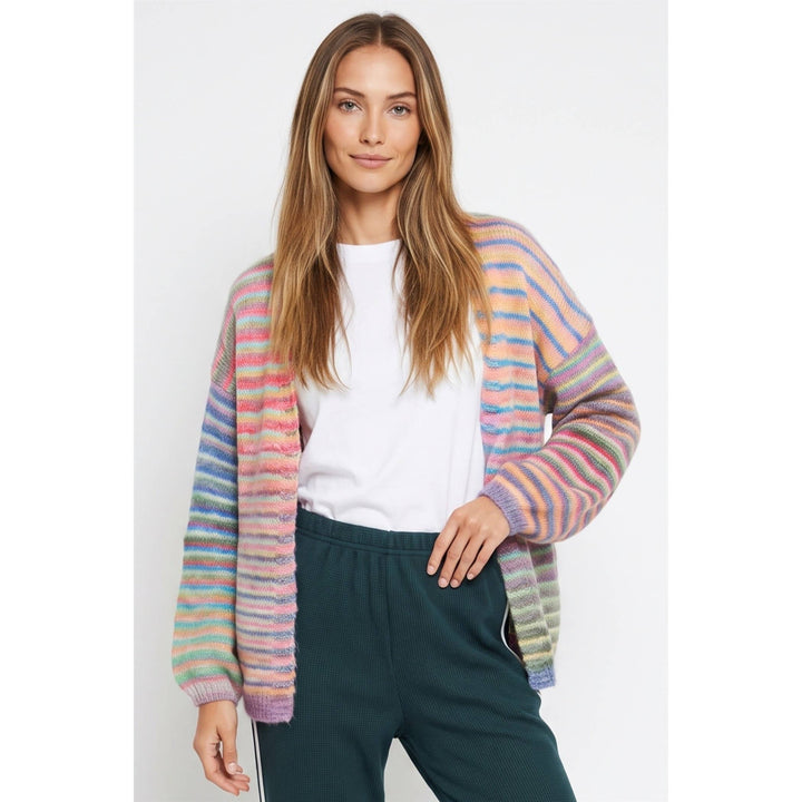 Gwenda Multi color open cardigan