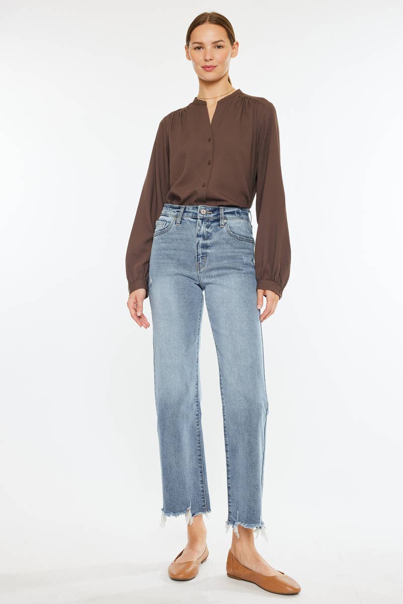 Kendall High Rise Slim Wide Leg