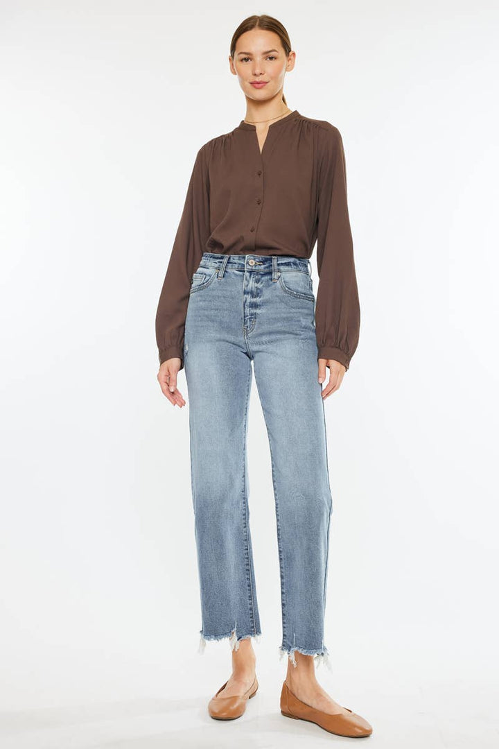 Kendall High Rise Slim Wide Leg