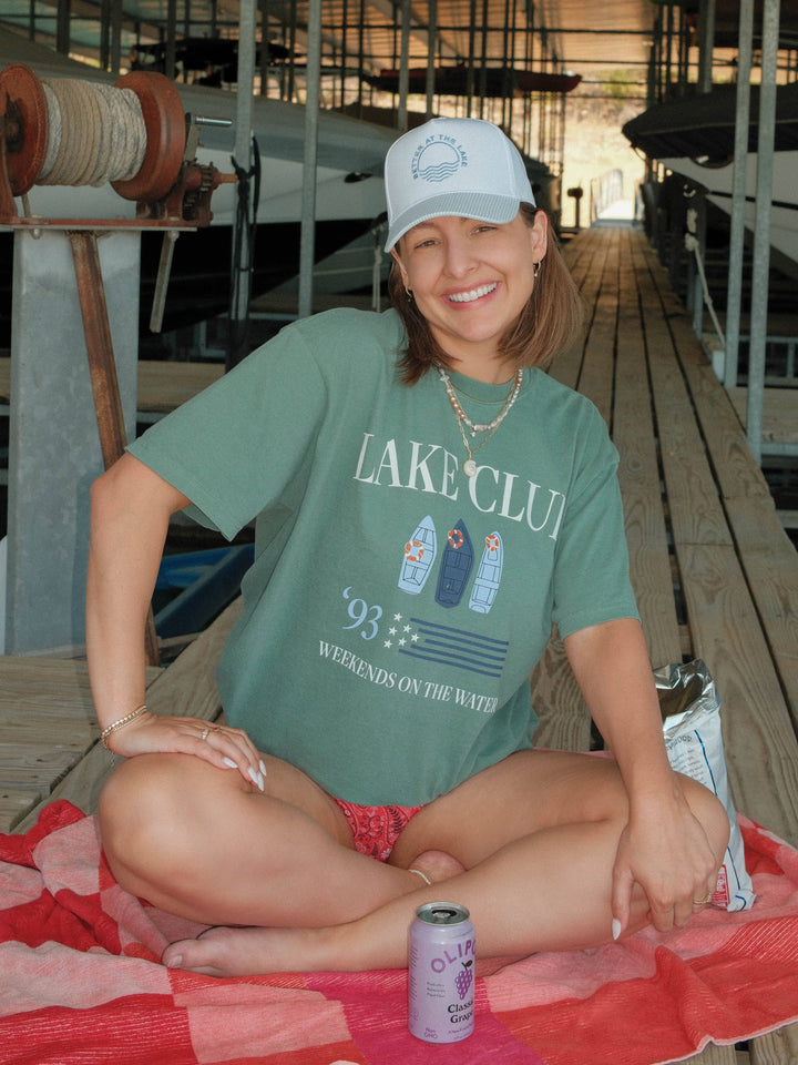 LAKE CLUB TEE X JO JOHNSON OVERBY: L
