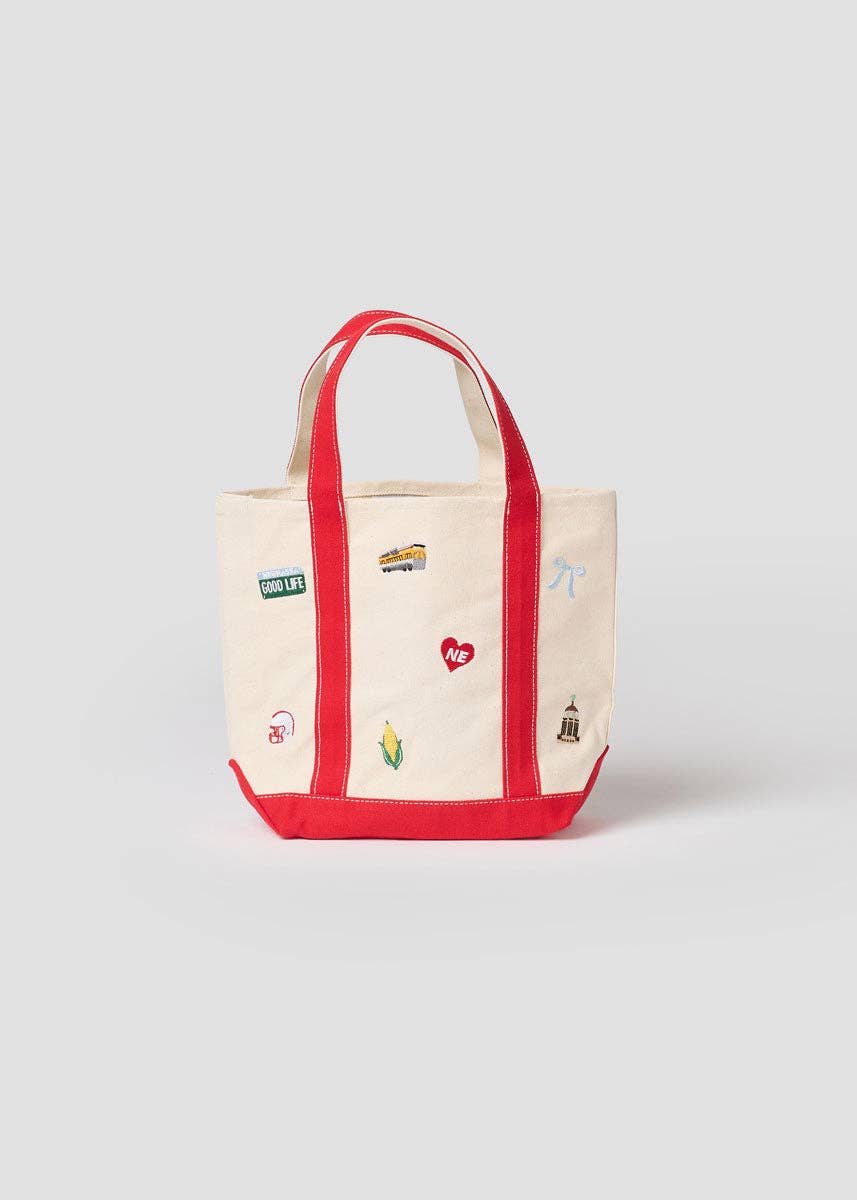 Nebraska Icons Small Tote