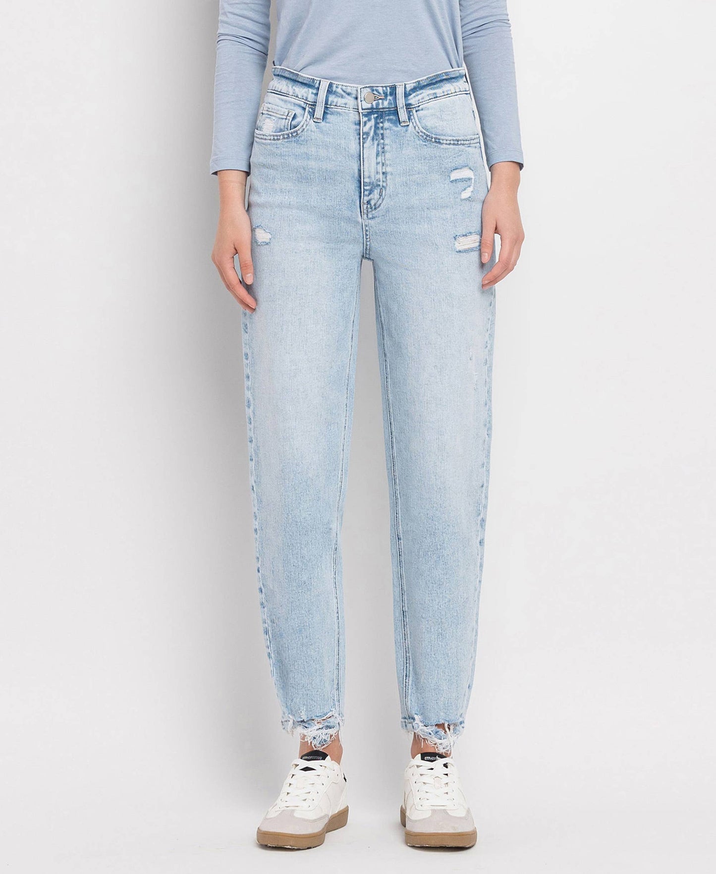 Sweet Nothing high rise barrel jean