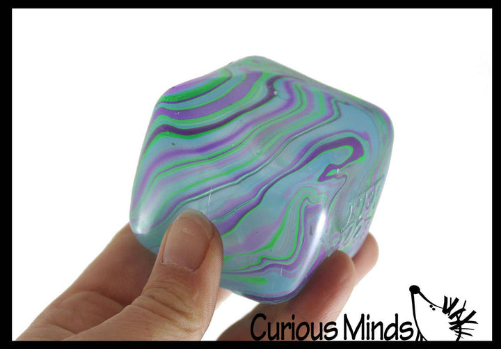 1 Swirl NeeDoh Nice Cube Ice Sugar Ball - Thick Glue/Gel