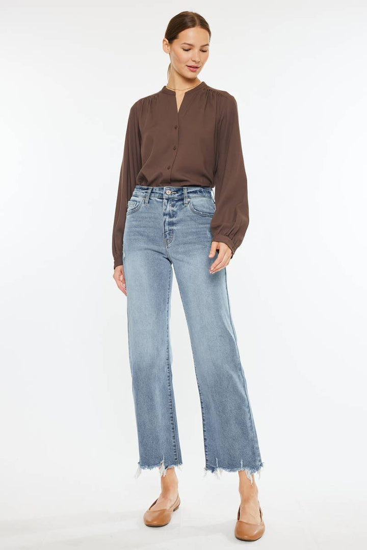 Kendall High Rise Slim Wide Leg