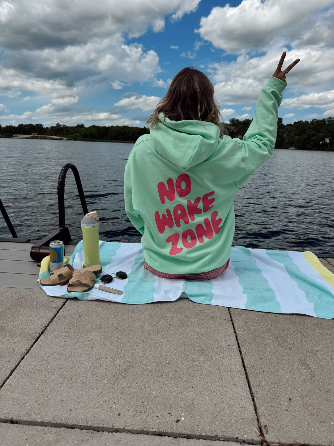 No Wake Zone Hoodie