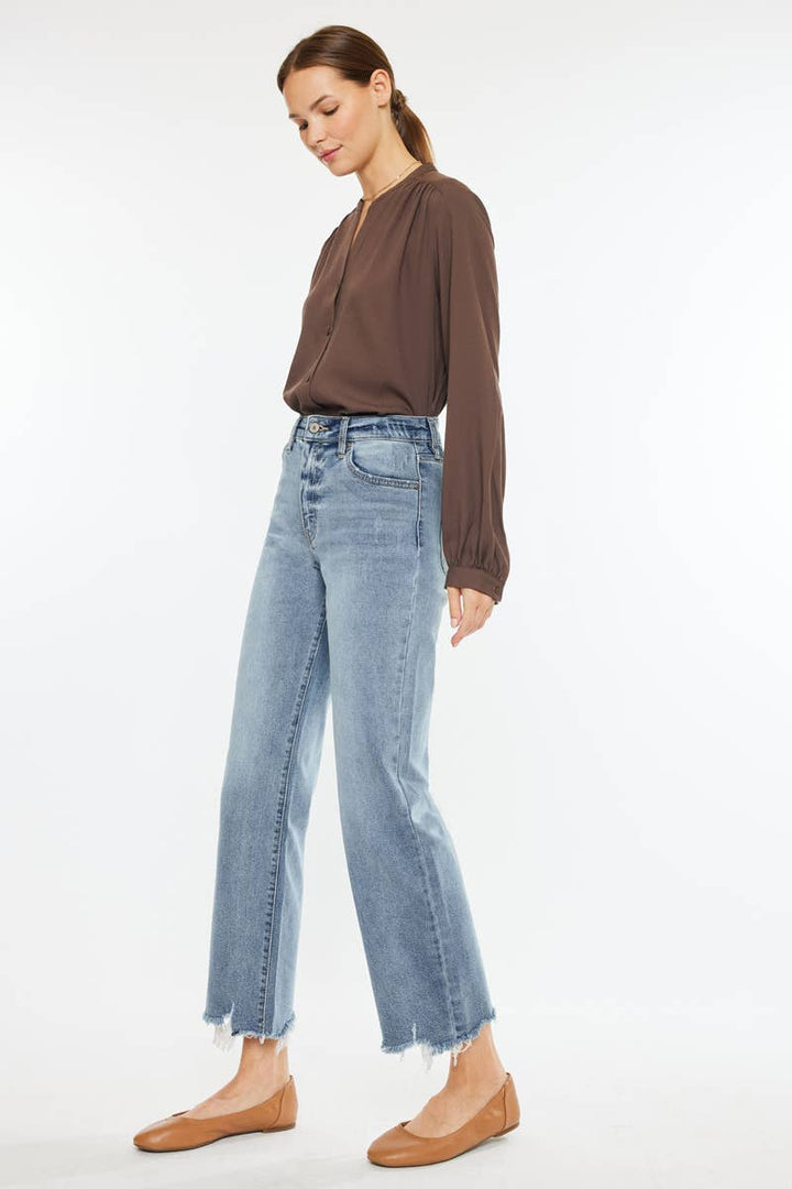 Kendall High Rise Slim Wide Leg