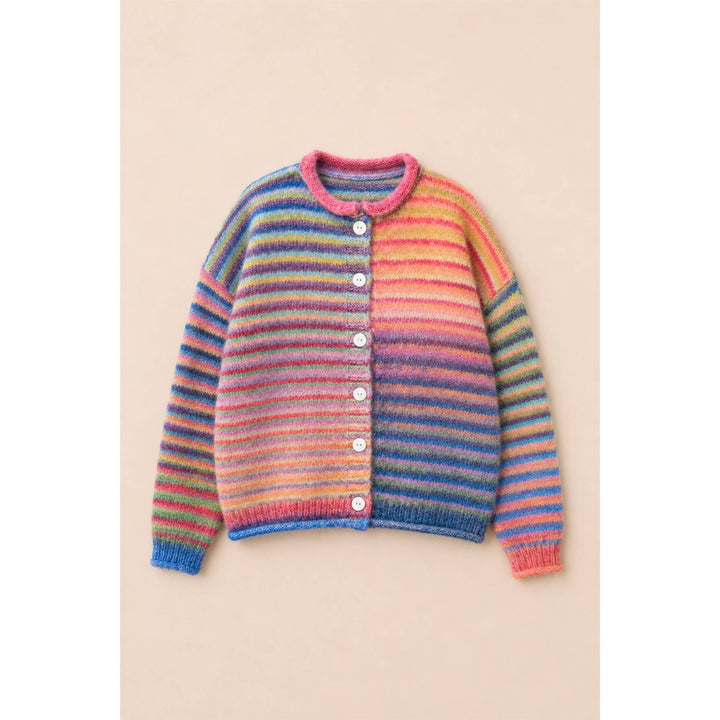 Judy Multi color button up cardigan