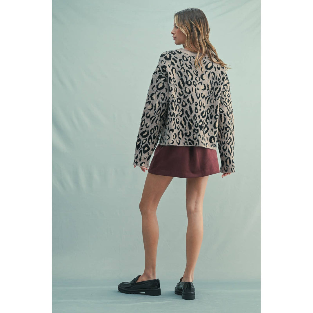 Lenny leopard sweater