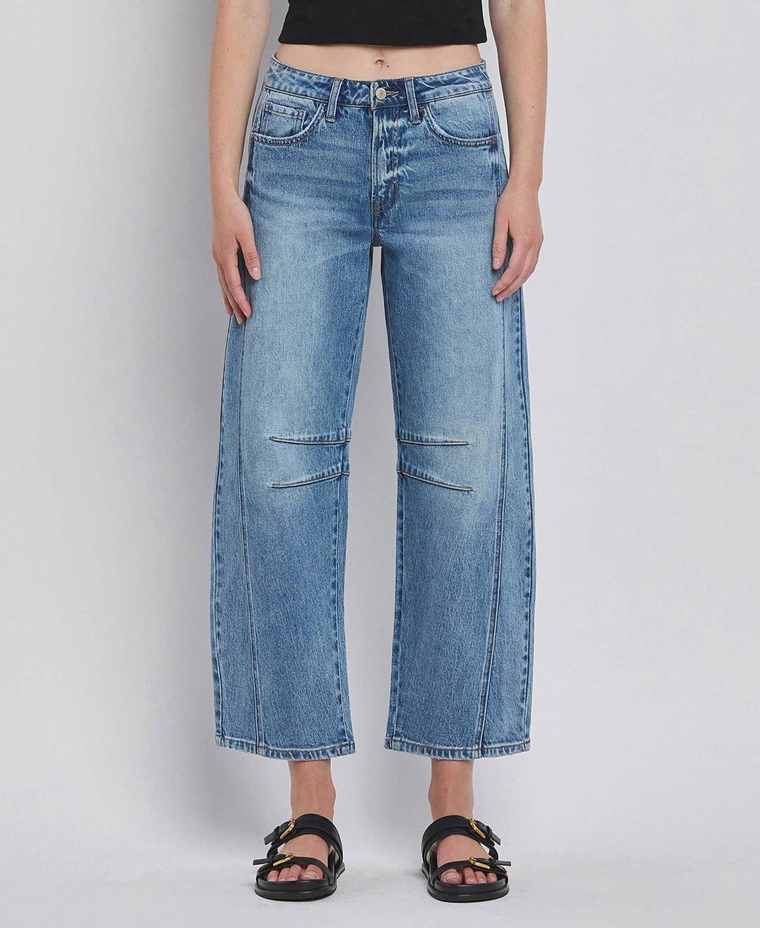 Kate high rise barrel denim