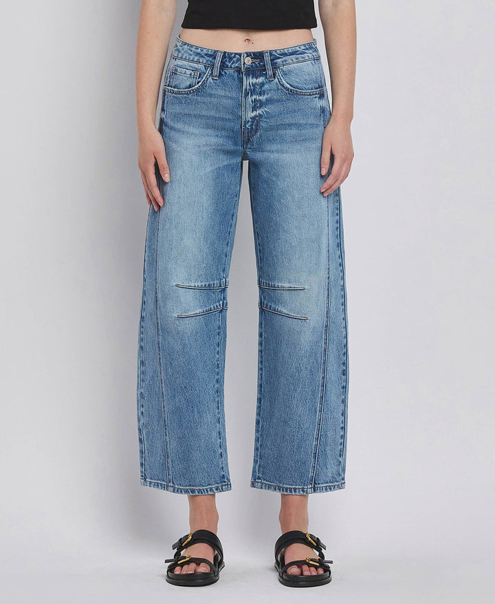 Kate high rise barrel denim
